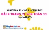 Giải bài 9 trang 21 Toán 11 tập 1 SGK Cánh Diều
